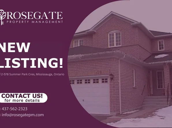 578 Summer Park Cres #2, Mississauga, ON L5B 4E9