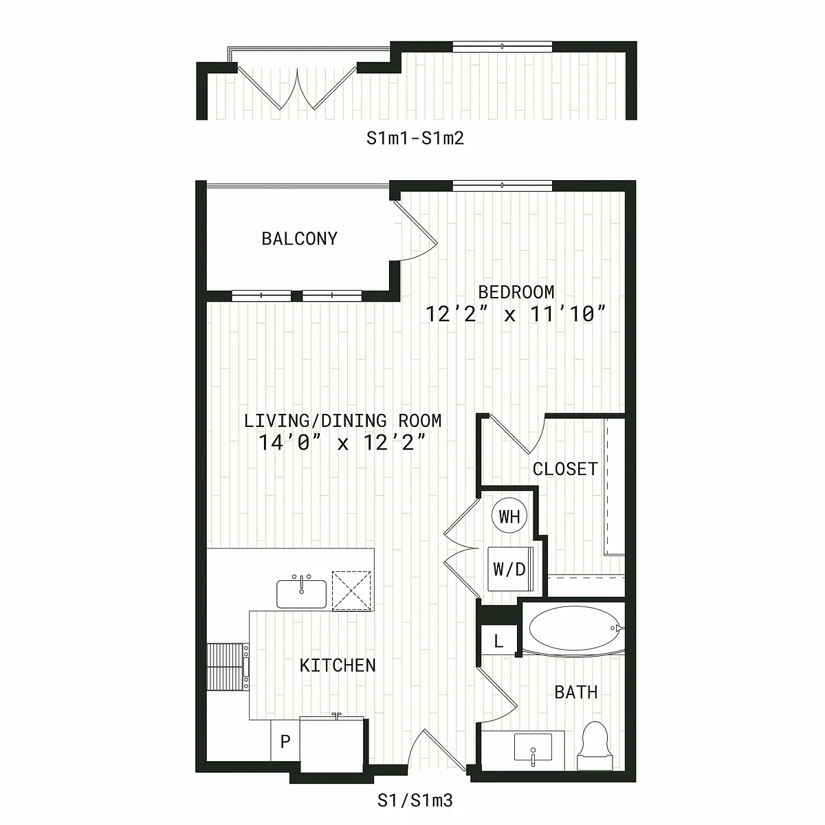 Floor plan S1m3