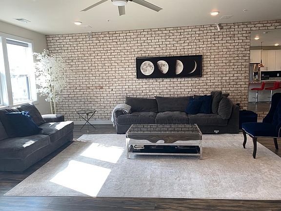 Living room from TV wall