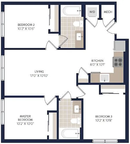 Floor plan C6Z