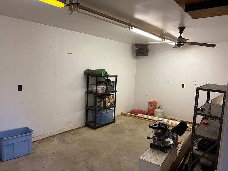 Wood shop interior