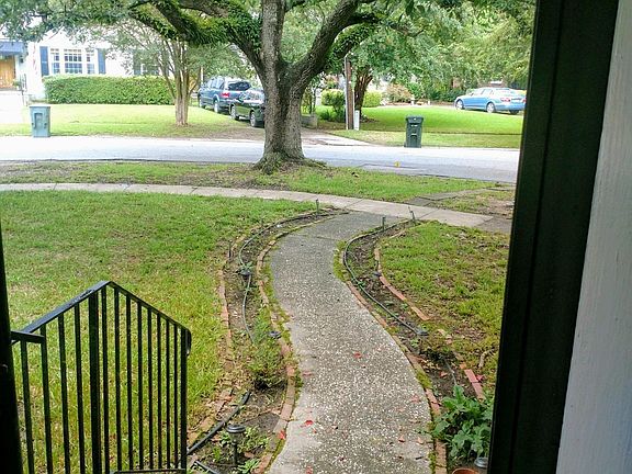 Lovely view out of the front door.