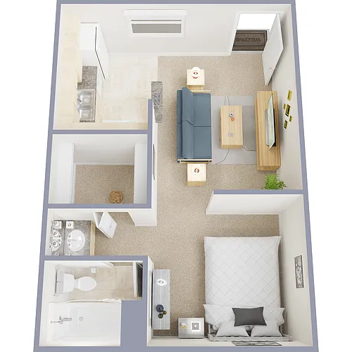 Floor plan Studio