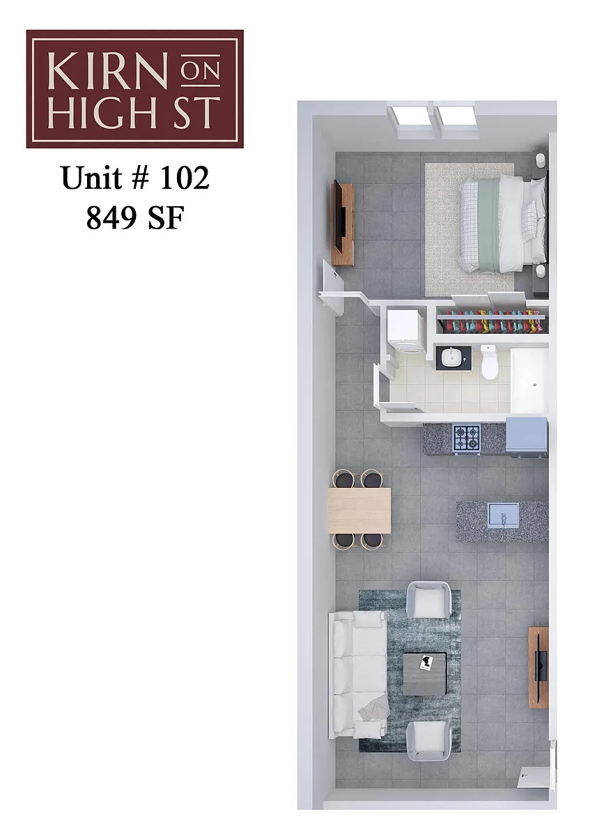 Floor plan Kirn on High Street 102