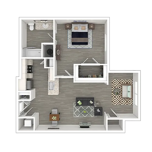 Floor plan Overton with Sunroom