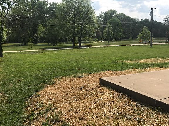 View of the park from the patio