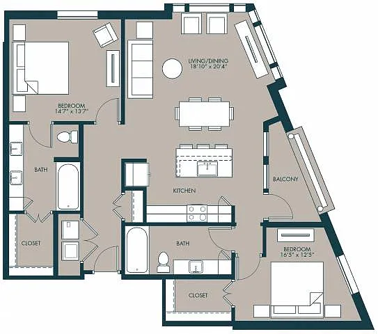 Floor plan The Reynolds