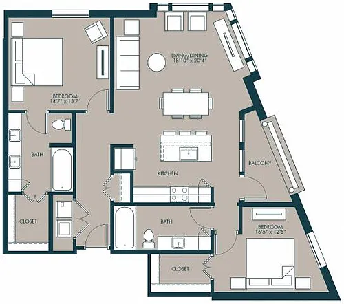Floor plan The Reynolds