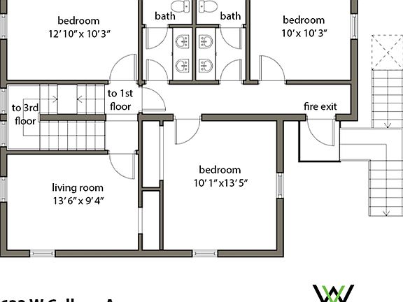4th image of 623 W College Ave