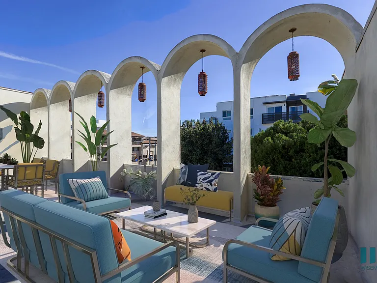 Rooftop Terrace with Seating Area
