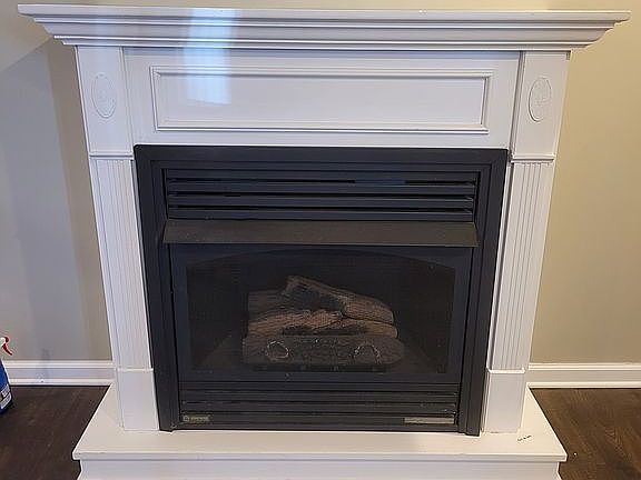 Fire place in livingroom