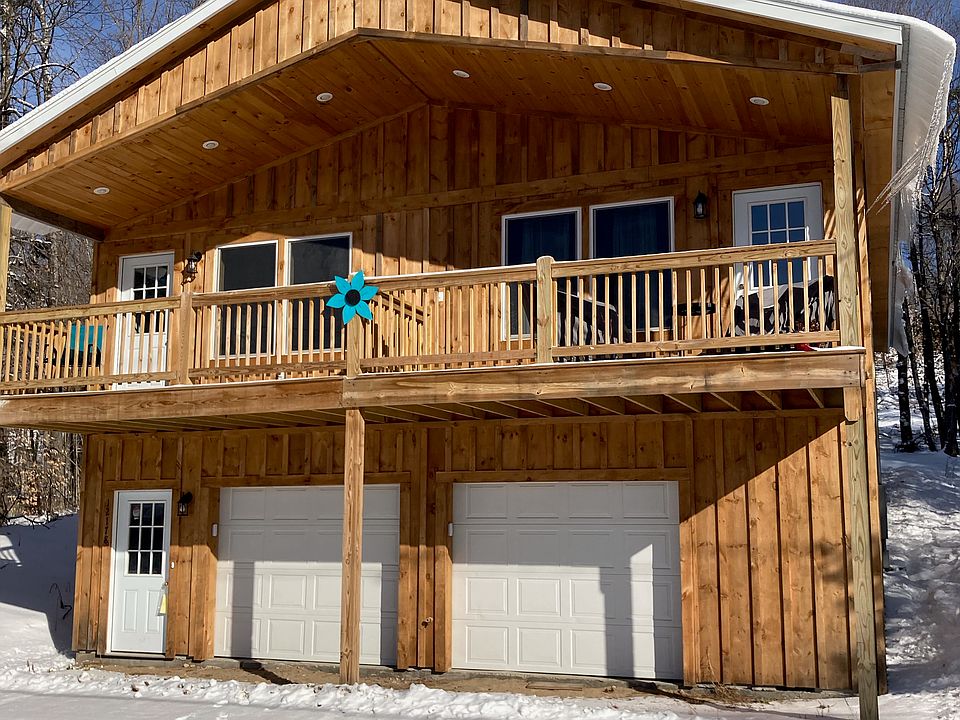 front of garage