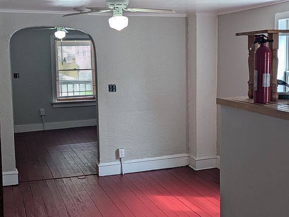 Dining Room, into living room and out front window.