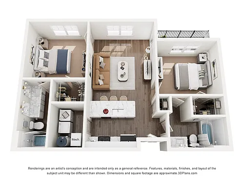 Floor plan The Hayden