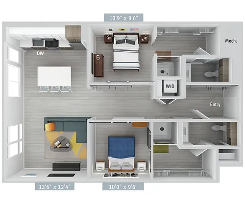 Floor plan B6-1003-UrbanUp