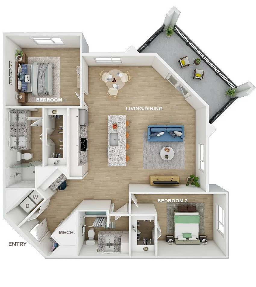 Floor plan B4
