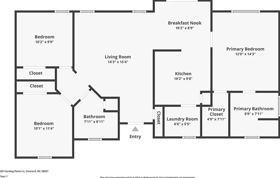 3 bed, 2.0 bath, 1246 sqft, $2,120 — Photo 2