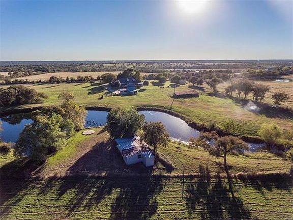 View of stocked ponds from back of property.
