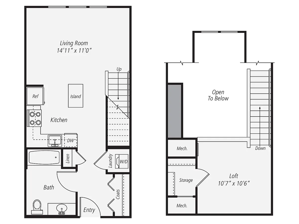 Floor plan S2L Renovated