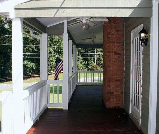 Great seating area just outside the master bedroom