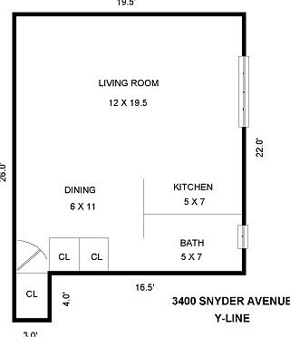 5th image of 3400 Snyder Ave APT 4Y