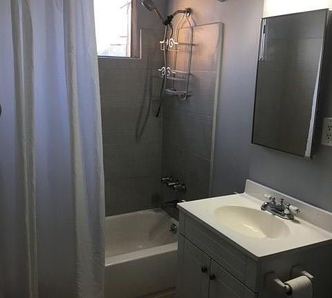 Full shower and tub bathroom.