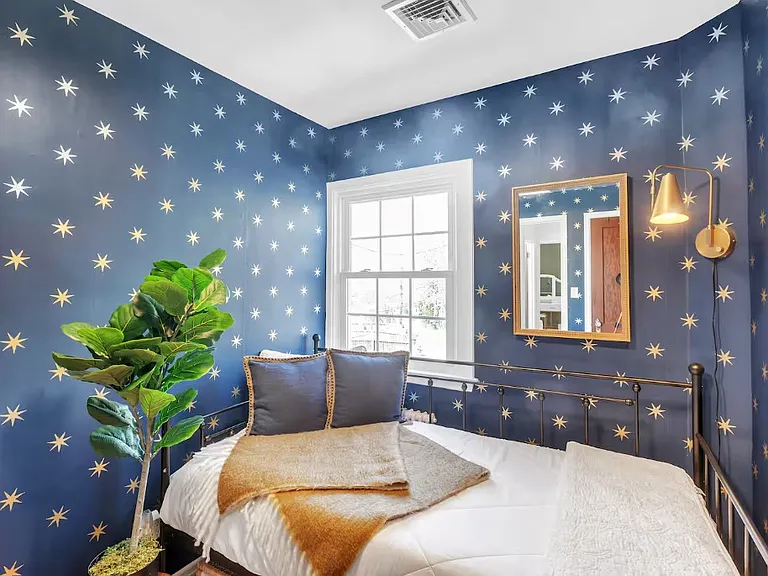 Upstairs twin size bedroom