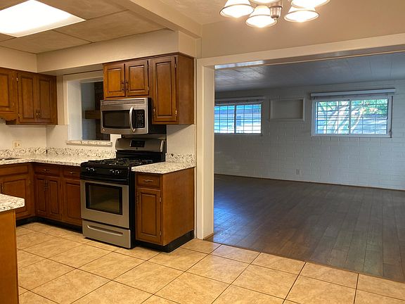 Kitchen and family room