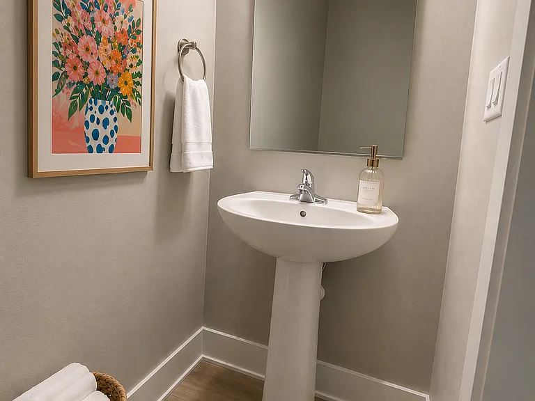 Half bath downstairs