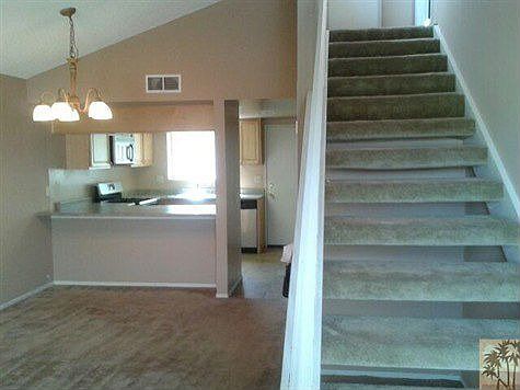 Entry with brand new carpet.