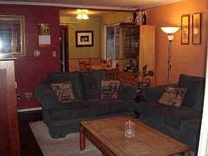 upgraded living room w/dinning area