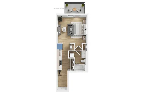 Floor plan Studio - A1