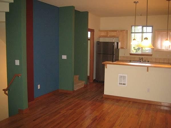 Designer colors in main floor area