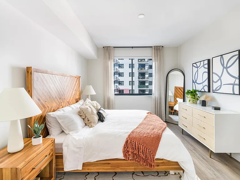 Relax in spacious bedrooms featuring large custom closets for ultimate storage.