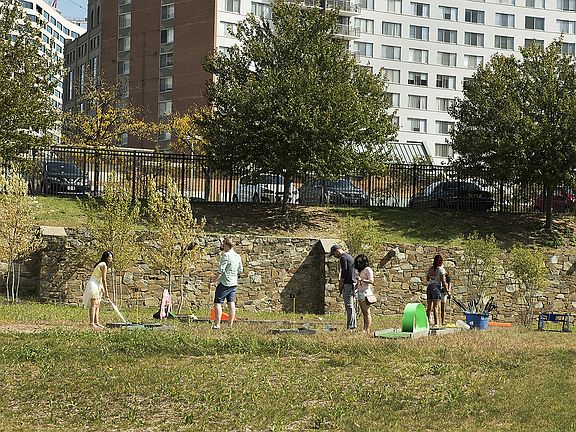 Yard Games at Fall Festival