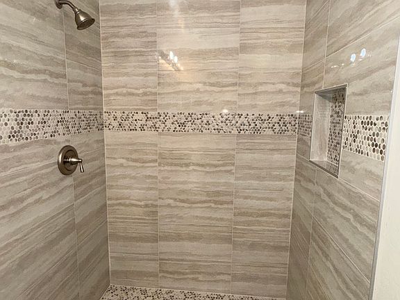 New shower in master