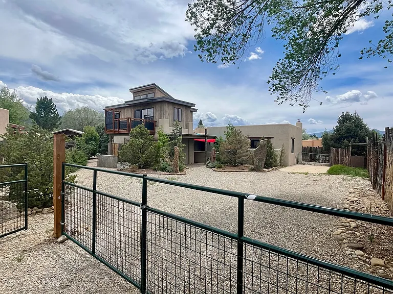 Locked gate to your private oasis at the end of a quiet cul de sac.