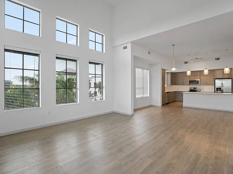 Apartment Living and Kitchen