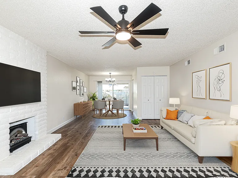 2x2 Remodel Living Area