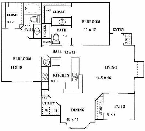 Floor plan D