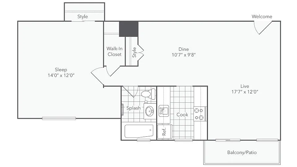 Floor plan Alexandria