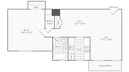 Floor plan Alexandria