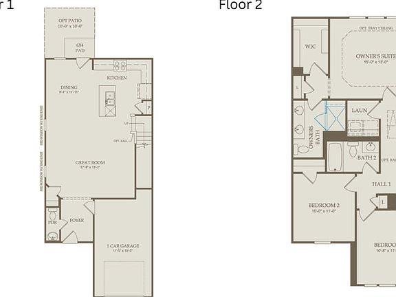 Floor Plan Level 1 Level 2