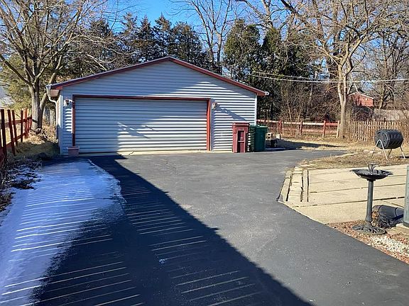 Garage and Backyard