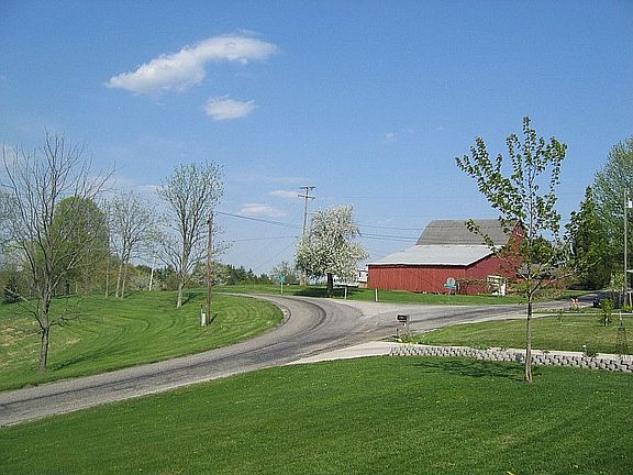 View from the front yard