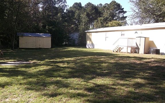 Back yard/storage building