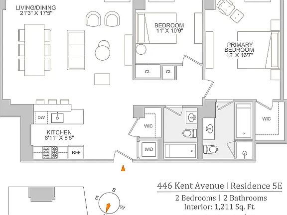 2nd image of 446 Kent Ave #5E1