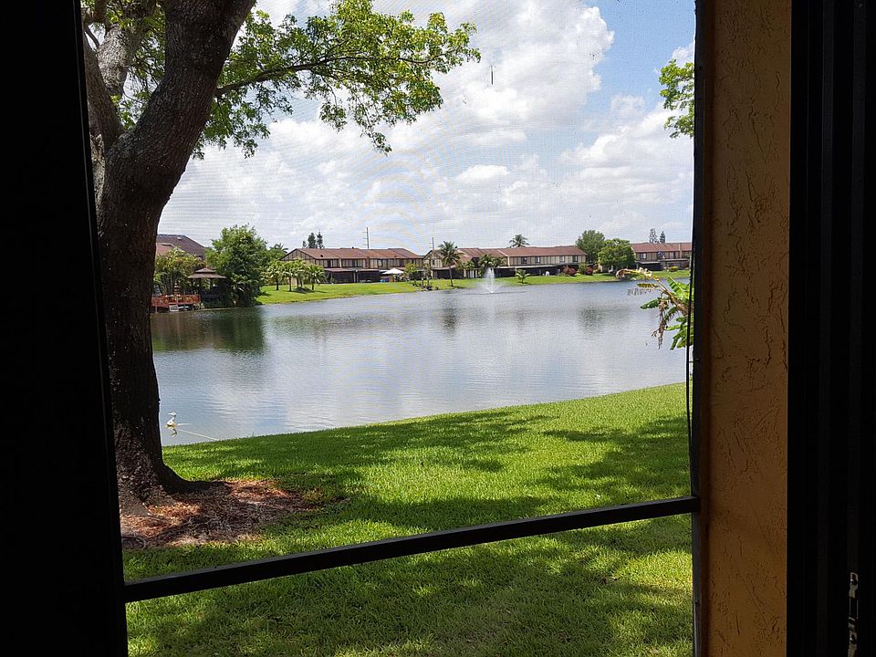 Living room lake view