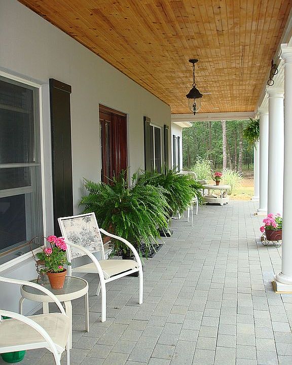 front and back porch 50'x10'