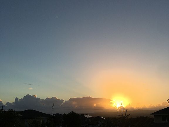 Sunrise over north shore